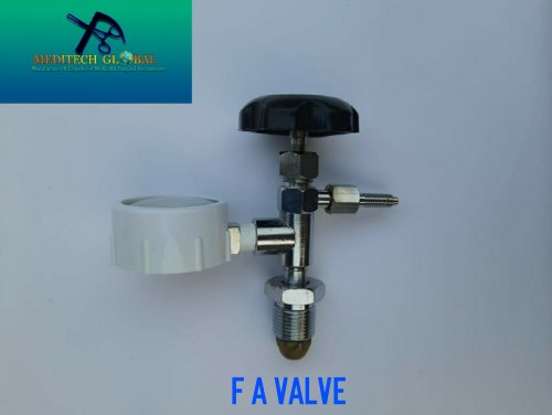 F A Valve With Pressure Gauge (Fine Adjustment Valve)